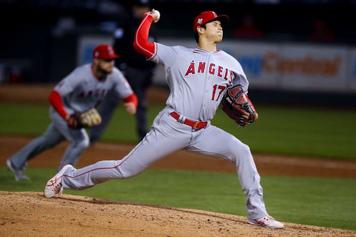 Shohei Ohtani pitching